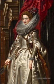  Paul Tableau - Portrait de Marchesa Brigida Spinola Doria Baroque Peter Paul Rubens